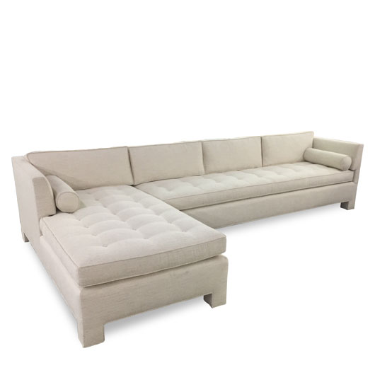 CUSTOM ST. THOMAS SOFA WITH CHAISE