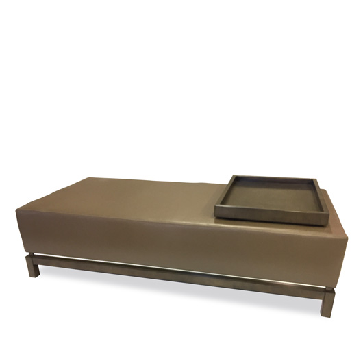 CUSTOM HUDSON COCKTAIL OTTOMAN